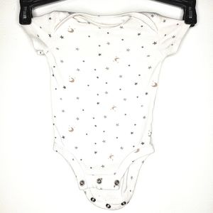 10) CARTER'S Celestial Stars & Moons Onesie Sz. 3Mth
